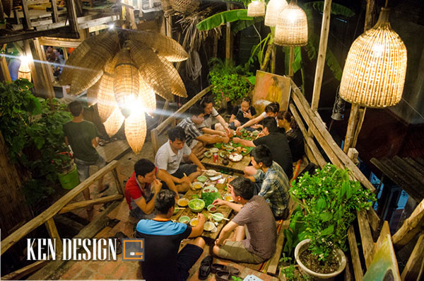 Thiết kế nhà hàng đẹp sang trọng ở Hà Nội 